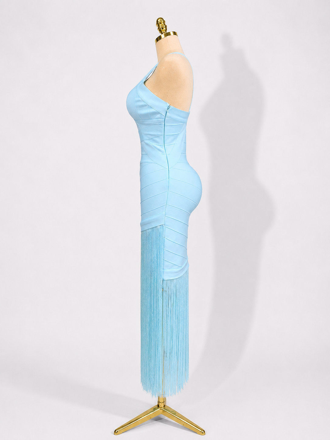 LOEWE Blue Maxi Tassel Bandage